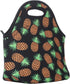 Neoprene Lunch Bag for Kids, Insulated Lunch Box Tote for Women Men Adult Teens Boys Teenage Girls Toddlers (Pineapple Black)...