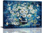 Farmhouse Navy Blue Daisy Flower Decor Wall Art Rustic Floral Butterfly Today I Choose Joy Pictures Wall Decor Canvas Painting Prints Artwork Deco...