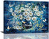 Farmhouse Navy Blue Daisy Flower Decor Wall Art Rustic Floral Butterfly Today I Choose Joy Pictures Wall Decor Canvas Painting Prints Artwork Deco...