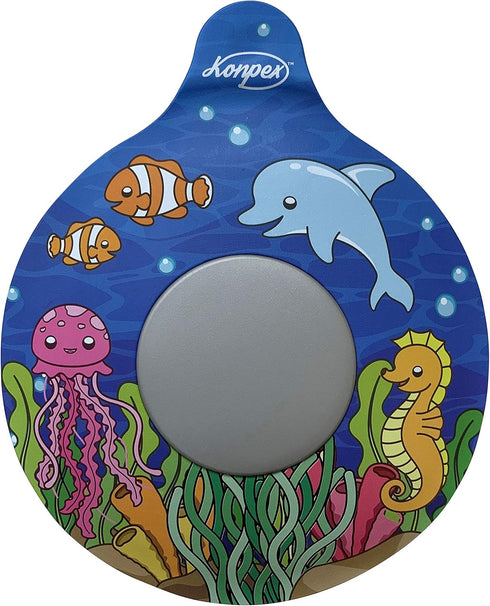Bathtub Stopper Tub Drain Plug Stopper, Adorable Universal Silicone Bath Drain Cover, Beautiful Coral Reef Illustration, Kids Tots Babies Gift...