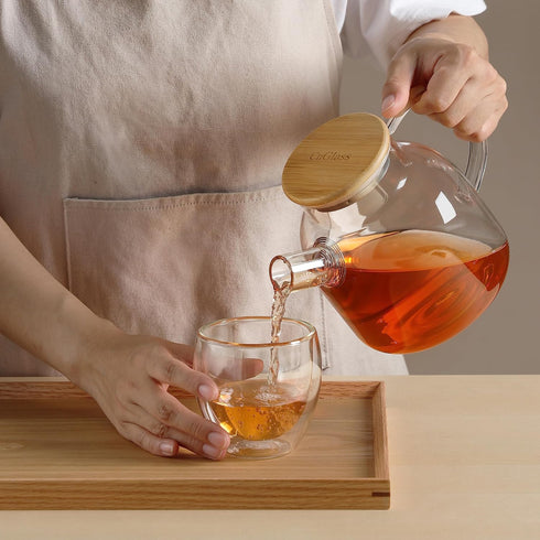 CNGLASS Bamboo Lid for Cnglass Teapot 30.4oz/40.6oz/50.7oz...