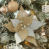 Sea Team 6-Pack Artificial Glitter Poinsettia, Flower Sticks, Christmas Flower Ornaments, Floral Stems, Picks, Branches, Xmas Tree Decorations for...