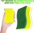 (24 Pack) Heavy Duty Scrub Sponges by SCRUBIT – Kitchen Dish, Sink and Bathroom Cleaning Scrubber Sponge - with Non-Smell Scouring Pad...