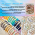 GREENTIME 4314 PCS Clay Beads for Bracelet Making, 48 Colors Flat Round Polymer Beads Set, 2 Boxes Disc Heishi Beads with Pendants Letter Beads fo...