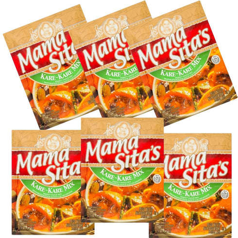 Mama Sita's Mixed Spices, Marinades, Sauces and Seasonings 6 Packs (Kare-Kare Peanut Sauce Mix)...