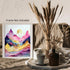 Posterizer 1 pcs-colorful mountains and the sun surreal scene-Abstract & Modern Art-Landscape & Nature Art-Gift for Nature, Surfers and Beach Love...