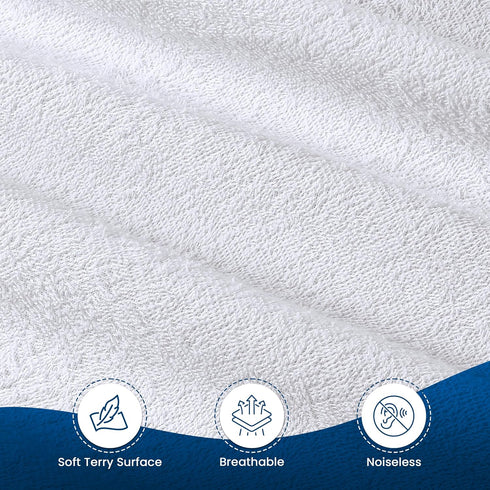 Utopia Bedding Waterproof Mattress Protector Twin Size, Premium Terry Mattress Cover 200 GSM, Breathable, Fitted Style with Stretchable Pockets (W...