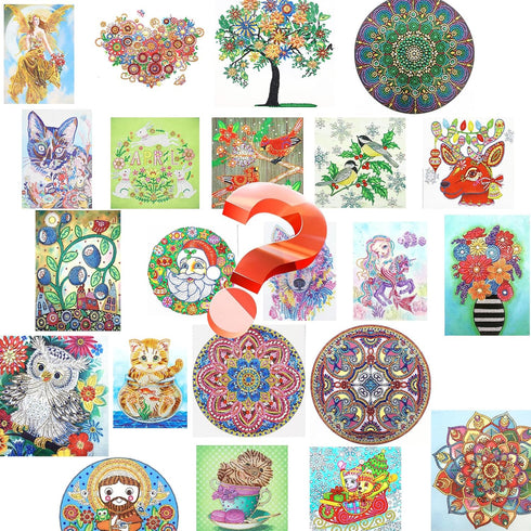 4 Pcs Special Shape Rhinestone Diamond Art Painting Kits, Animals Diamond Art Kits for Adults Beginner, DIY Diamond Dots Art Painting by Number fo...