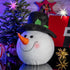 Ornativity Snowman Head Tree Topper - Xmas Holiday Decor Tree Top Winter Snow Man Topper Ornament Decoration for Christmas Tree Toppers 10"...