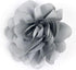 Worlds Gray Chiffon Ruffled Fabric Flower for DIY Handmade Decorative, Hair Clip,Scrapbooking and More Decoration 10PC (2-3/8" Inch)...