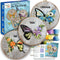 CRAFTILOO Butterfly Embroidery Kits for Adults Butterflies Hand Embroidery kit for Beginners with Stamped Embroidery Patterns Starter Kit. Needlep...