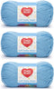 Red Heart Soft Baby Steps Yarn (3-Pack) Baby Blue E746-9800...
