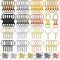 280 Pieces Key Chain Rings Kit Including 35 Pcs Swivel Lobster Clasp Keychain 35 Pcs Key Rings with Chains 210 Pieces Small Screw Eye Pins Hooks f...