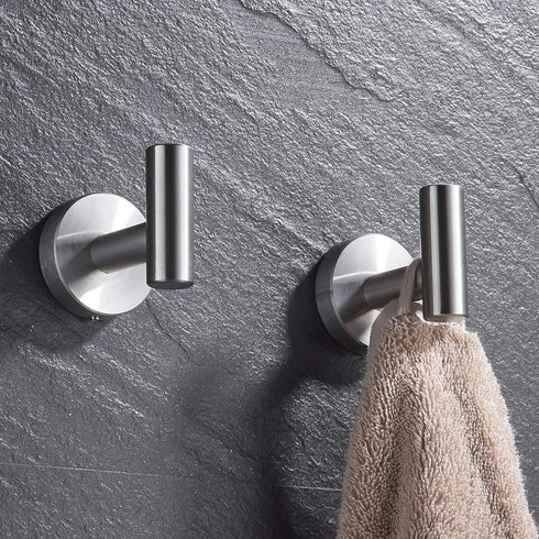 MARMOLUX ACC - Towel Hook Bathroom Single Coat Hook Bath Kitchen Hand Towel Holder Hat Door Hanger Rack Home Storage Spave Saver Bathroom Hardware...