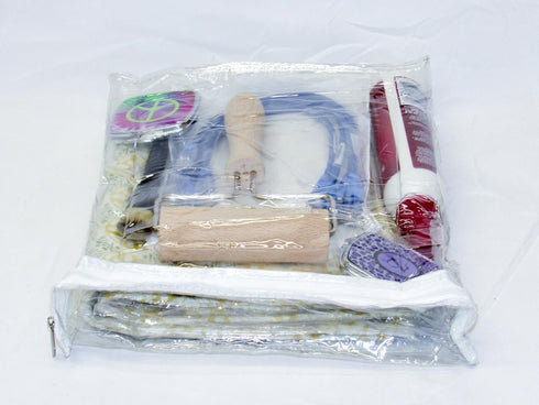 Heavy Duty Vinyl Zippered See-Through Storage Bags (Clear) for Jewelry, Shirts, Cosmetics, Arts & Crafts Supplies and Much More! (9" x 11" x 2") 0...