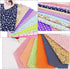 Konsait 56 Pieces 10x10'' Multi-Color Fabric Patchwork Cotton Mixed Squares Bundle Sewing Quilting Craft, Craft Fabric Bundle Squares Patchwork DI...