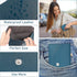 Blue Leather Cash Envelope Wallet Leather Money Wallet Organizer for Cash Reusable Money Bag Pouch Budget Binder Waterproof Slim Budget Envelope f...