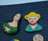 6pcs Fridge Magnets Set, 3D Resin Magnet Refrigerator Stickers, Cute Character Shaped Magnets Home Refrigerator Stickers Creative Cute Character S...