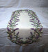 Table Runner with Purple Lavender Lilac Flowers on Antique White Material Size 44 x 15 inches...