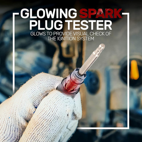 Ram-Pro Inline Spark Tester, Plug Engine Ignition 6-12 Volt Fool-Proof – Pick Up Coil/Armature Diagnostic Detector Tool for Automotive, Car, Lawnm...