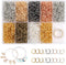 7 mm Jump Rings for Jewelry Making 7 Colors 1500 Pcs Stainless Steel Jump Rings with Open/Close Tools for Necklace Bracelet Repair Keychains Jewel...