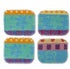 Set of 4 Premium Paperless Kitchen Dish Wash Scrubs – Sponge Scour Pads Made of 100% Natural Organic Fibers W/Non-Toxic Coat – Non-Scratch Surface...