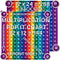 Educational Sensory Fidget Toy Multiplication Pop It Double Sided12x12 & 12x24 Classroom Must Haves Learn Math with Educational Fidget Toy Adult a...