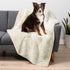PetAmi Waterproof Dog Blanket for Small Medium Dogs, Calming Fleece Cat Blanket, Couch Protector Washable Sherpa Faux Fur Pet Throw for Puppy, Sof...