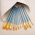 Royal Brush Manufacturing Royal and Langnickel Zip N' Close 12-Piece Brush Set, Medium Gold Taklon...