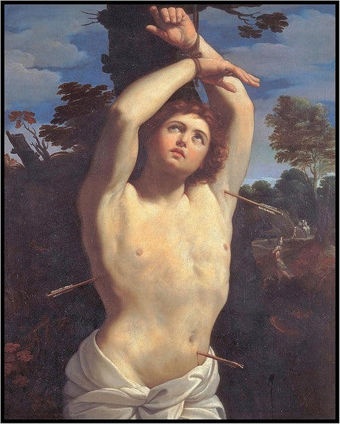 Posterizer 1 pcs-Saint Sebastian 1615 painting poster-Religious Posters-Gifts for Christians -Decor for Church, Sunday School Classroom- unframed ...