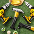 12pcs Hammer Balloons Drill Balloons 17 Inch Inflatable Toys Construction Party Decorations Electric Screwdriver Balloon Decorations for Father's ...