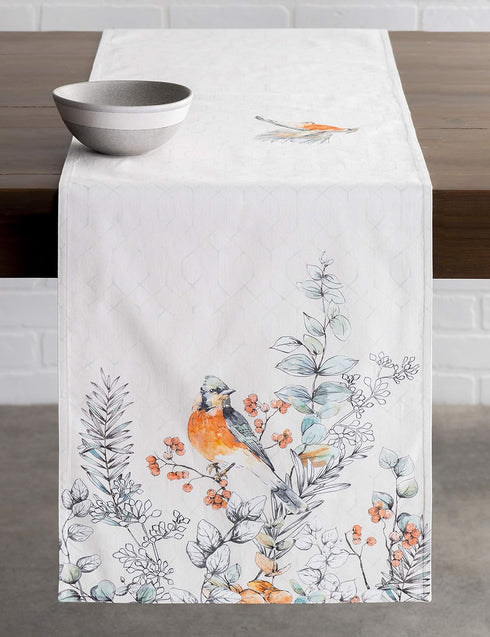 Maison d' Hermine Table Runner 100% Cotton Double Layer Table Runners 72 inches Long Decorative for Home Kitchen Dining Party Baby Shower Wedding ...