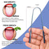Arsh Tongue Scraper for Adults Stainless Steel Tongue Cleaner for Oral Care & Hygiene Tongue Cleaner for Men and Women Tongue Scrubber for Reduce ...