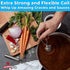 Chef Grade, Extra Strong 8 Inch French Coil Whisk. Best Metal Galaxy Kitchen Whisks for Mixing Thick Gravy. Perfect Stainless Steel Spiral Hand Wh...