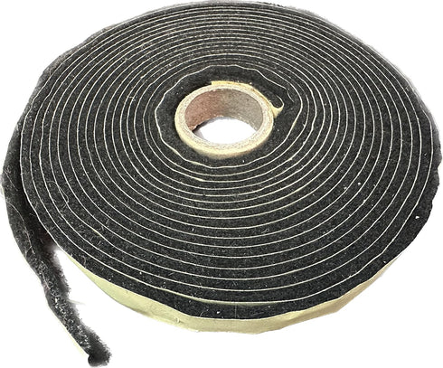Total Control Black High Temp BBQ Smoker Gasket, Self-Stick (1/2" X 3/32" X 7 Feet)...