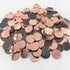 3/8" Round Mosaic Mirror Tiles Rose Gold Craft Mirror Circles 150 Pieces for Craft Projects (Dia 3/8'')...