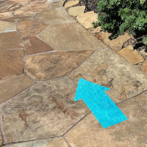 Threadart Teal Glitter Vinyl Peel and Stick Paper Self Adhesive 12" Wide x 3yd Long Roll (72 Inches Long) | Removable for Stickers, Walls, Furnitu...