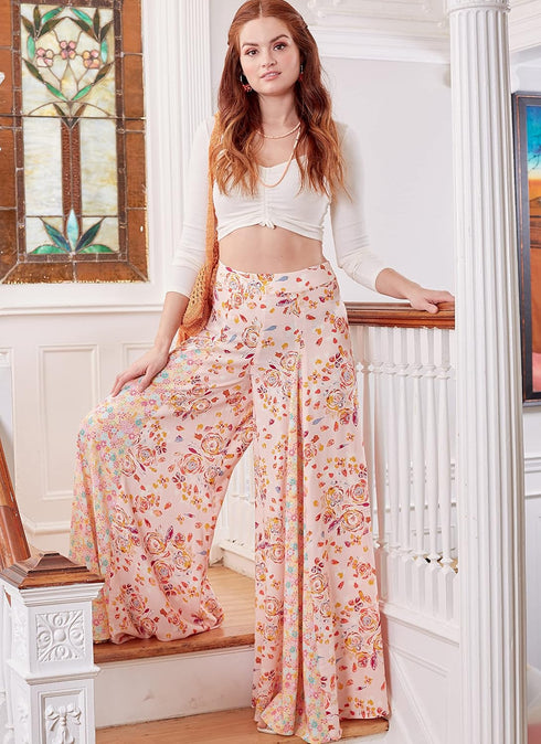 McCall's Misses' Wide Leg Pants Sewing Pattern Kit, Code M8223, Sizes L-XL-2XL, Multicolor...