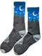 Colter Adventure Co. Adventure crew socks - Merino wool hiking socks - Made in the USA - sunset design fun socks....