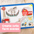 SPARK & WOW Wooden Magnets - Farm - Set of 20 - Magnets for Kids Ages 2+ - Cute Farm Magnets for Fridges, Whiteboards and More......