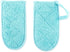 DII Basic Terry Collection Quilted 100% Cotton, Pan Handle, Aqua, 3 Piece...