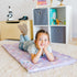 Wildkin Kids Cotton Nap Mat Cover – Soft, Sewn-in Flap, Durable & Fits 1.5" Vinyl Sleep Mats - Unicorn...
