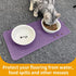 Ptlom Dog Food Mat Anti-Slip Dog Bowl Mats for Food and Water, High-Lips Waterproof Dog Feeding Mat Prevent Messy Spills to Floor, Silicone Pet Pl...