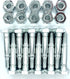 Replaces Shear Pins and Nuts for Ariens 532005 53200500 510016 51001600 Snow throwers(10 Pack)...
