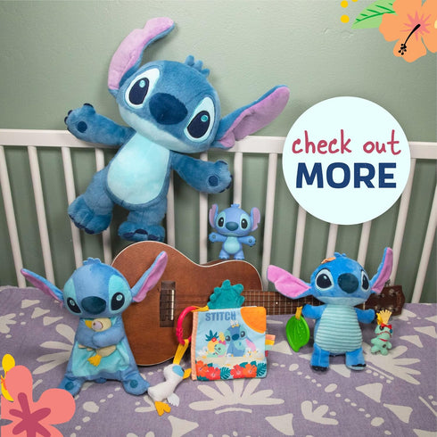KIDS PREFERRED Disney Baby Lilo & Stitch Soft Book: Stitch ON-The-GO Soft Book, Blue Medium...