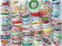Galison Teacups – Julie Seabrook Ream 1000 Piece Puzzle Featuring A Regency Core Mix of Vibrant Teacups...