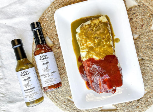 Seed Ranch Gourmet Smoked Jalapeno Hot Sauce, 5 Fl Oz - Medium Heat - Chipotle Pepper, Dates, Cumin & Carrots - Vegan, Non-GMO - Tacos, Burritos, ...