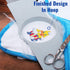 Threadart Cold Water Washaway Embroidery Stabilizer | 8" x 8" 200 Precut Sheets | for Machine Embroidery | Additional Styles of Cutaway, Washaway,...