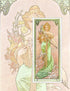 ArtDash Brand Premium Art Nouveau Reproductions: The Four Seasons ~ Set of 4 Easy-to-Frame 8"×10" Prints (AN086) by Alphonse Mucha...