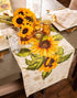 DII Table Top Décor Collection Spring & Summer Table Runner, 14x108, Rustic Sunflowers Print...
